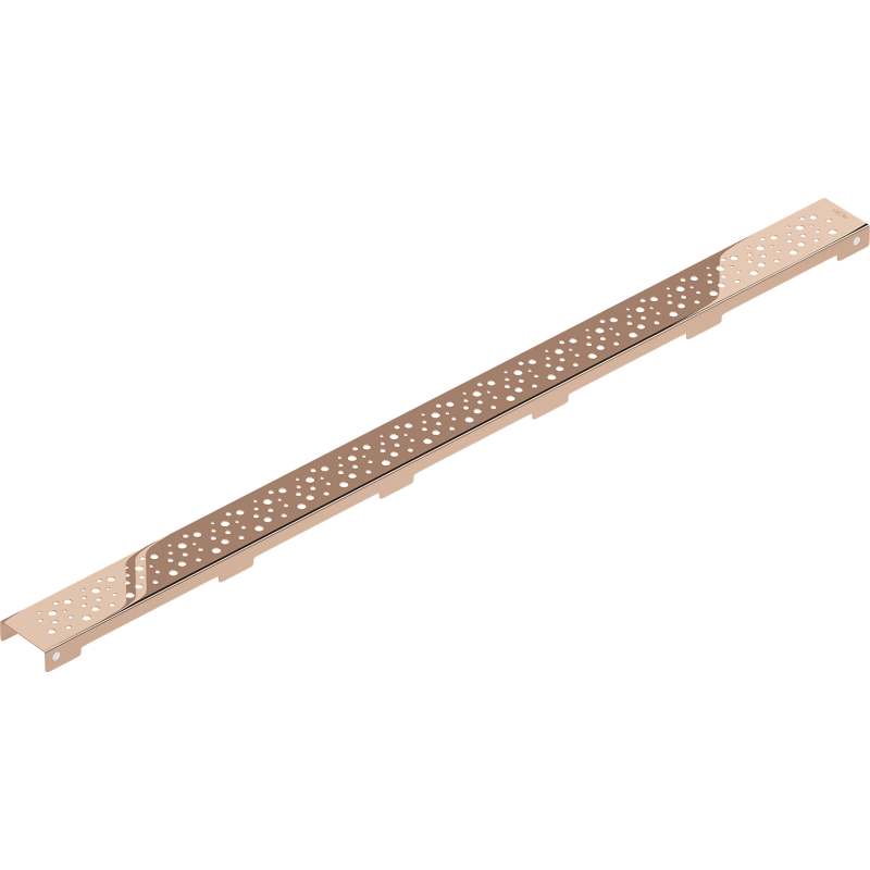 Mexen Flat M12 maskownica do odpływu liniowego 100 cm, różowe złoto - 1621100