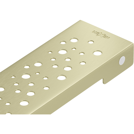 Mexen Flat M12 maskownica do odpływu liniowego 50 cm, złota szczotkowana - 1A21050
