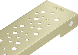 Mexen Flat M12 Abdeckung für Linienablauf 50 cm, gebürstetes Gold - 1A21050