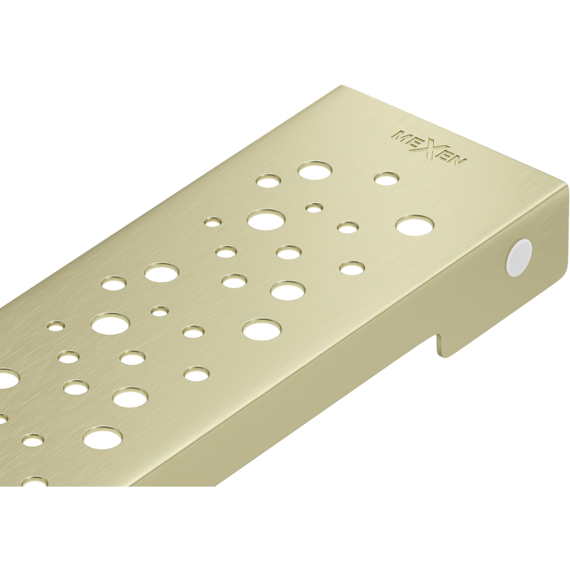 Mexen Flat M12 maskownica do odpływu liniowego 70 cm, złota szczotkowana - 1A21070