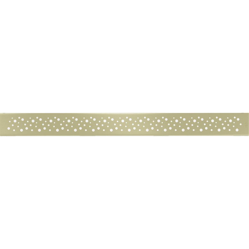 Mexen Flat M12 afdekking voor lineaire afvoer 70 cm, goud geborsteld - 1A21070