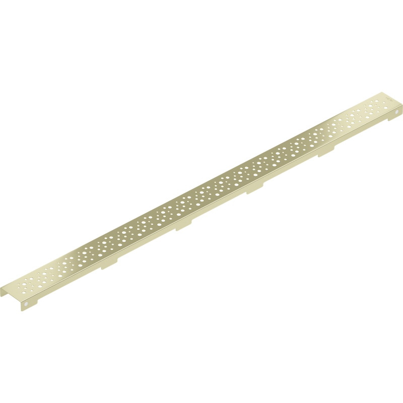Mexen Flat M12 afdekplaat voor lijn afvoer 80 cm, geborsteld goud - 1A21080