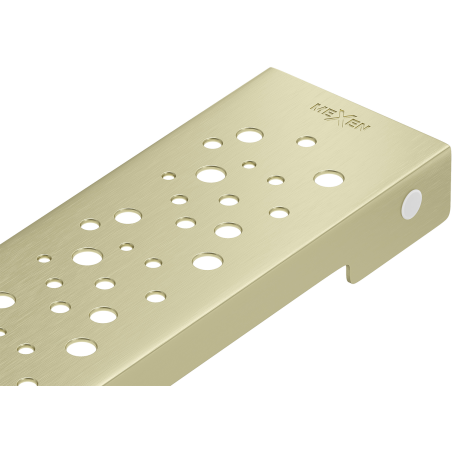 Mexen Flat M12 maskownica do odpływu liniowego 90 cm, złota szczotkowana - 1A21090
