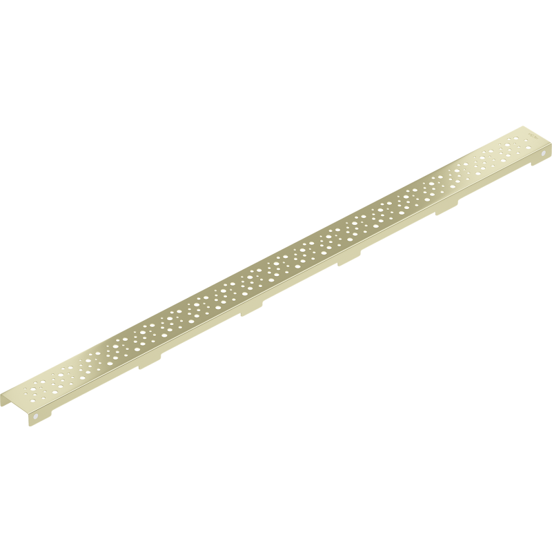 Mexen Flat M12 maskownica do odpływu liniowego 100 cm, złota szczotkowana - 1A21100