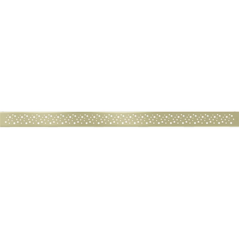Mexen Flat M12 Abdeckung für Linienablauf 100 cm, gebürstetes Gold - 1A21100