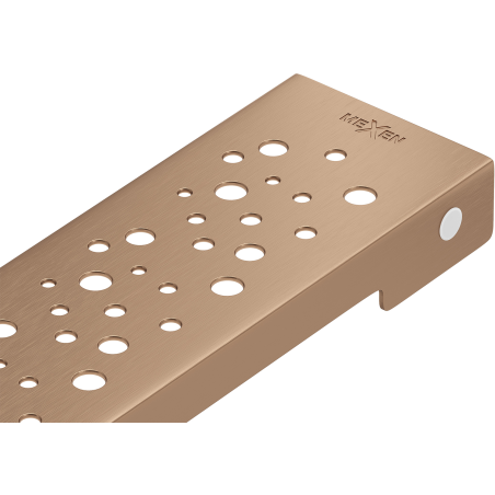 Mexen Flat M12 maskownica do odpływu liniowego 70 cm, miedź szczotkowana - 1C21070