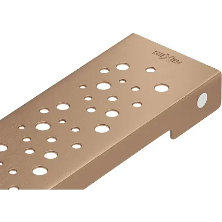 Mexen Flat M12 cache pour drain linéaire 90 cm, cuivre brossé - 1C21090