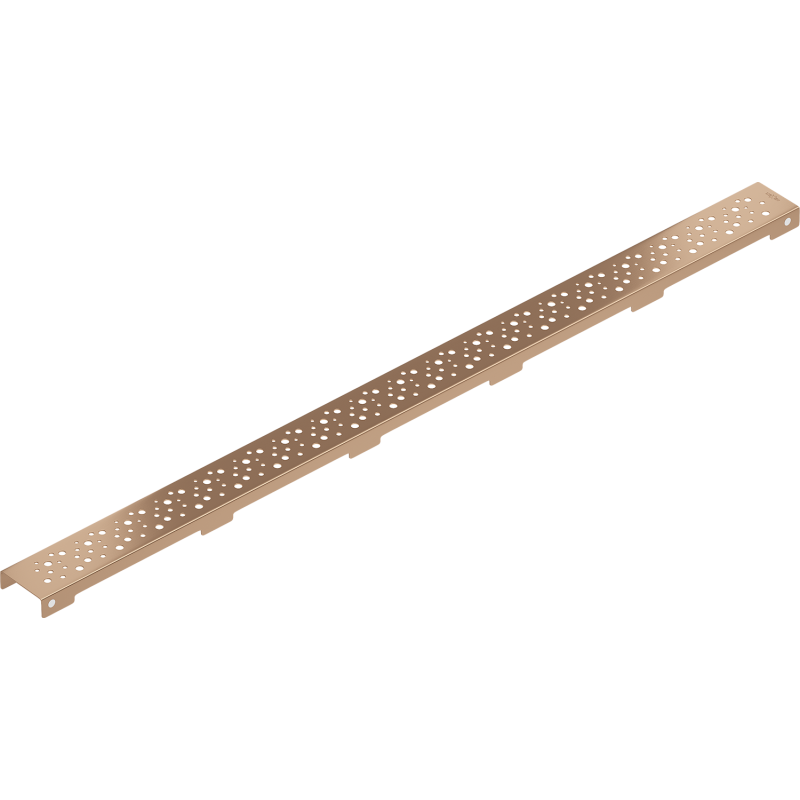 Mexen Flat M12 maskownica do odpływu liniowego 90 cm, miedź szczotkowana - 1C21090