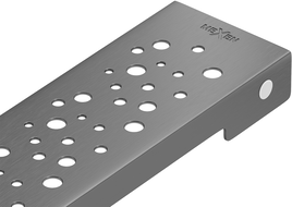 Mexen Flat M12 Abdeckung für Ablaufkanal 50 cm, gebürstetes Gun Gray - 1E21050