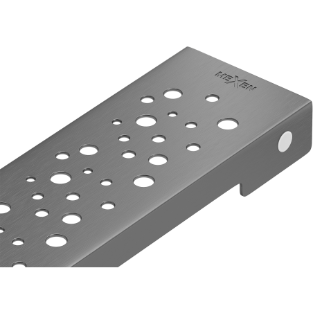 Mexen Flat M12 Cover for Linear Drain 90 cm, Gun Gray Brushed - 1E21090