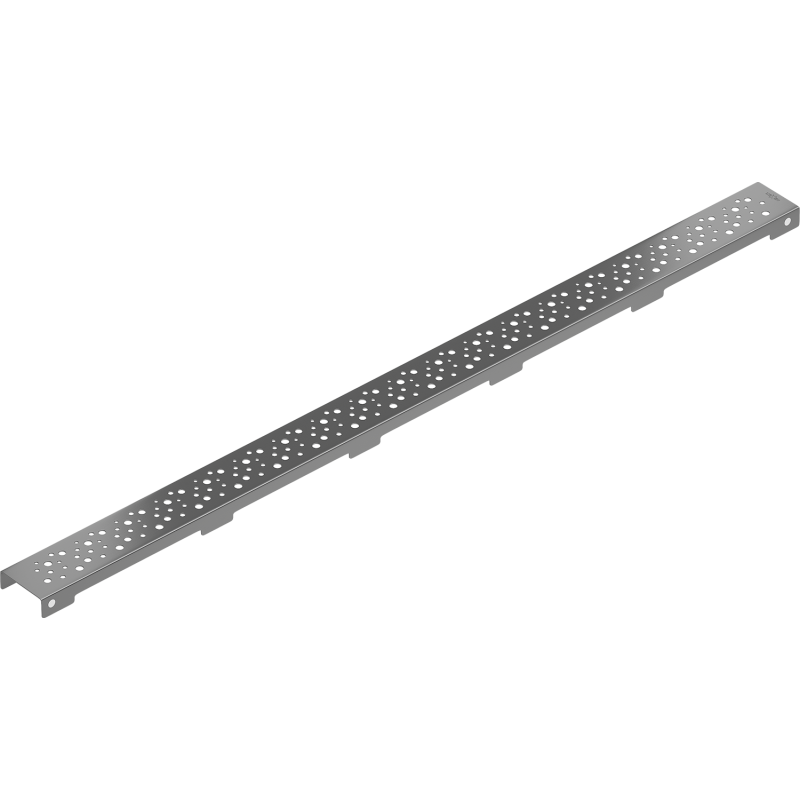 Mexen Flat M12 maskownica do odpływu liniowego 90 cm, gun gray szczotkowany - 1E21090