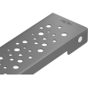 Mexen Flat M12 maskownica do odpływu liniowego 100 cm, gun gray szczotkowany - 1E21100