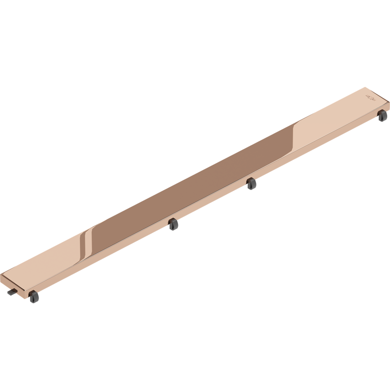 Mexen Flat M13 maskownica 2w1 do odpływu liniowego 50 cm, różowe złoto - 1619050