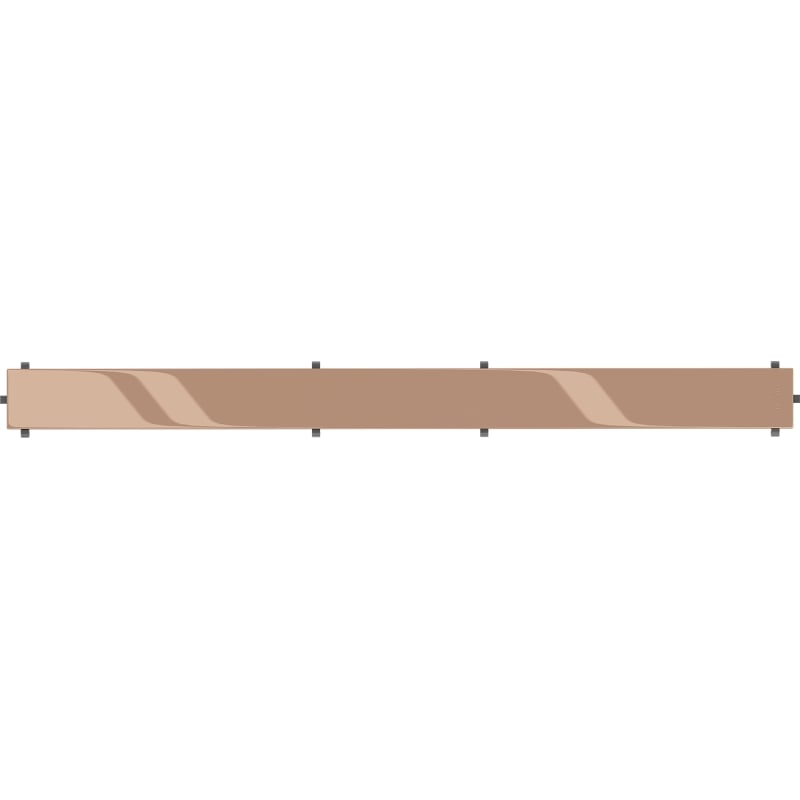 Mexen Flat M13 maska 2u1 za linearni odvod 50 cm, ružičasto zlato - 1619050