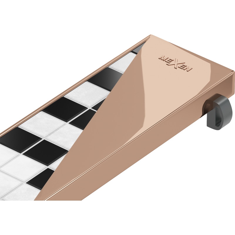 Mexen Flat Masque M13 2 en 1 pour drainage linéaire 60 cm, or rose - 1619060