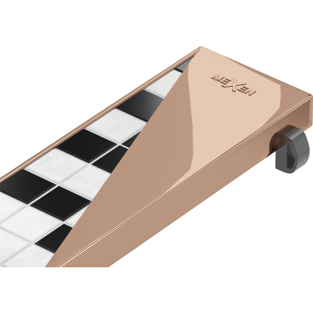Mexen Flat M13 2-in-1-peitelevy linjalattiakaivoon 80 cm, ruusukulta - 1619080