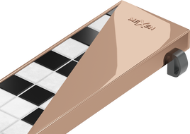 Mexen Flat M13 Cover 2-an-1 fir eng Linear Drainage 90 cm, Rosa Gold - 1619090