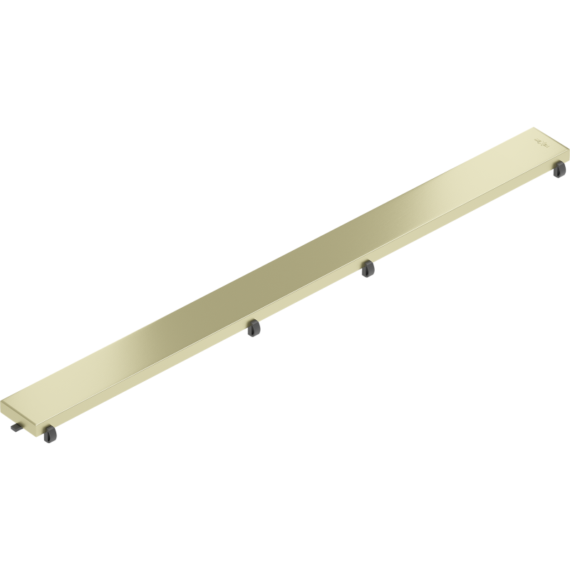 Mexen Flat M13 2-in-1 Cover for Linear Drain 50 cm, Brushed Gold - 1A19050