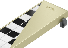 Mexen Flat M13 concealer 2-in-1 voor liniaire afvoer 70 cm, geborsteld goud - 1A19070