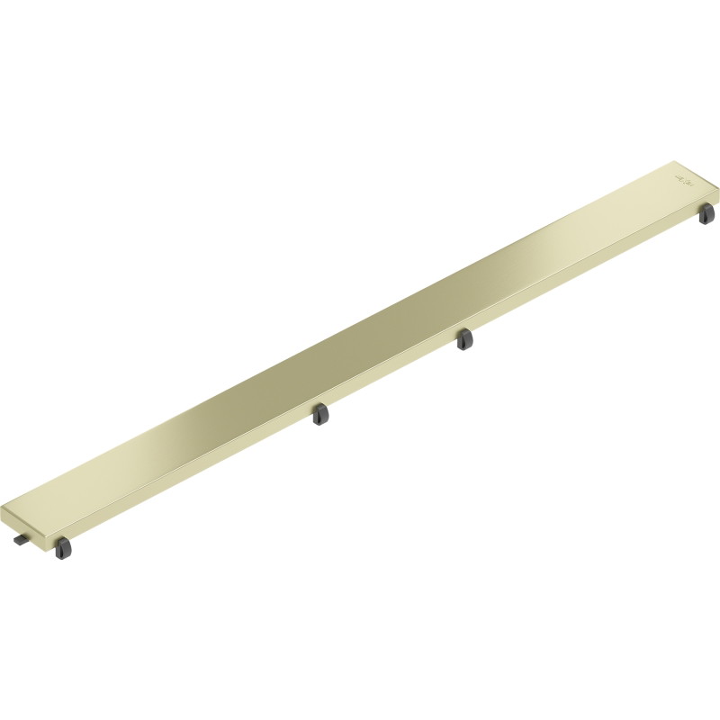 Mexen Flat Cache M13 2 en 1 pour drain linéaire 70 cm, or brossé - 1A19070