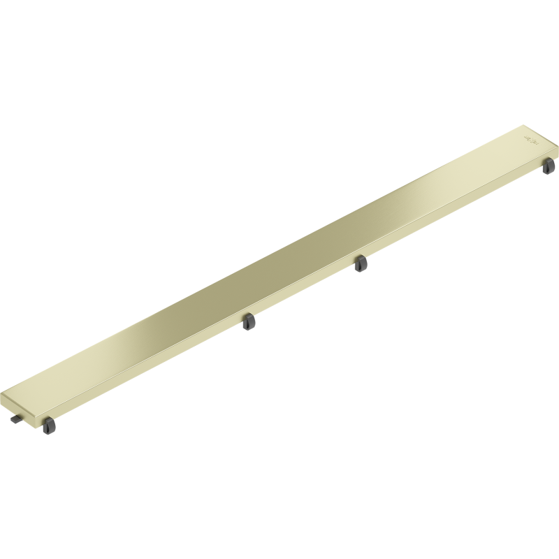 Mexen Flat M13 2-in-1 Cover for Linear Drain 70 cm, Brushed Gold - 1A19070