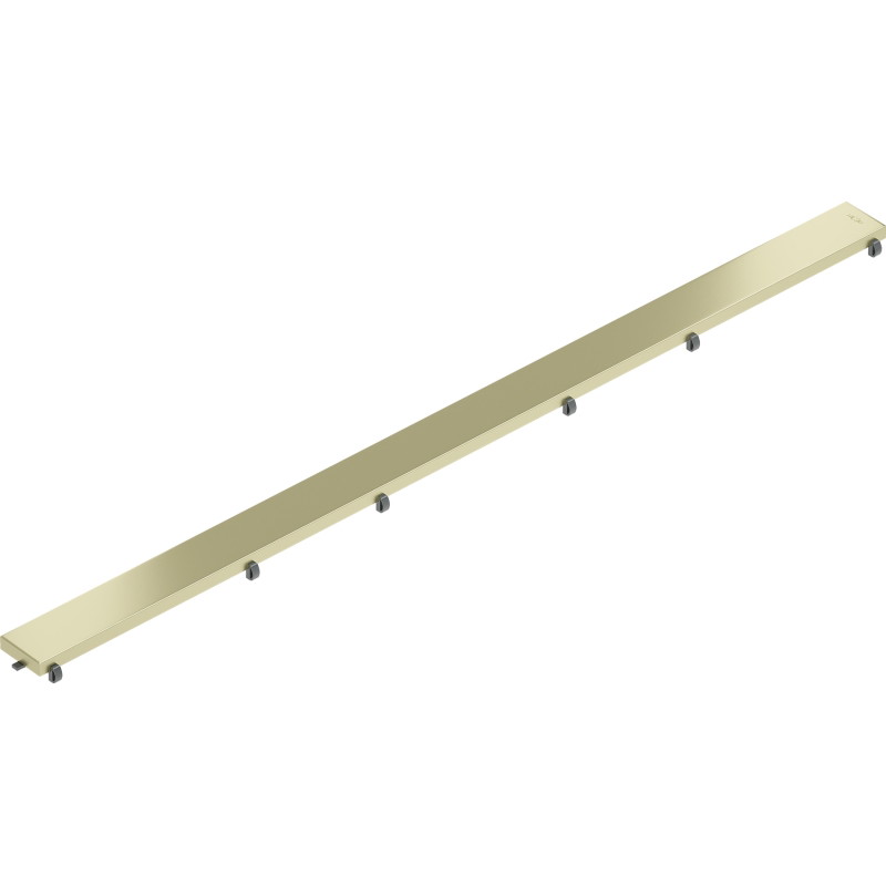 Mexen Flat M13 afdekrooster 2-in-1 voor lijnafvoer 100 cm, geborsteld goud - 1A19100