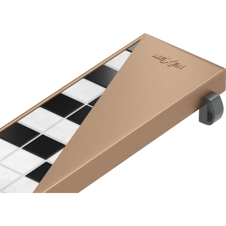Mexen Flat M13 2-in-1 pārsegs lineārajam notekas kanālam 70 cm, matēta vara - 1C19070