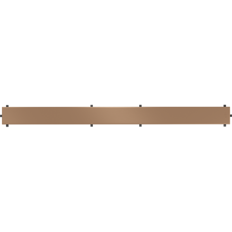 Mexen Flat M13 2-in-1 cover for linear drain 70 cm, brushed copper - 1C19070