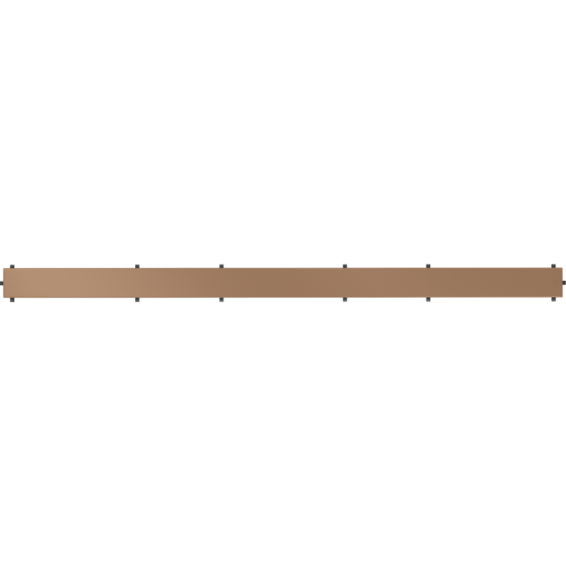 Mexen Flat M13 maskownica 2w1 do odpływu liniowego 80 cm, miedź szczotkowana - 1C19080