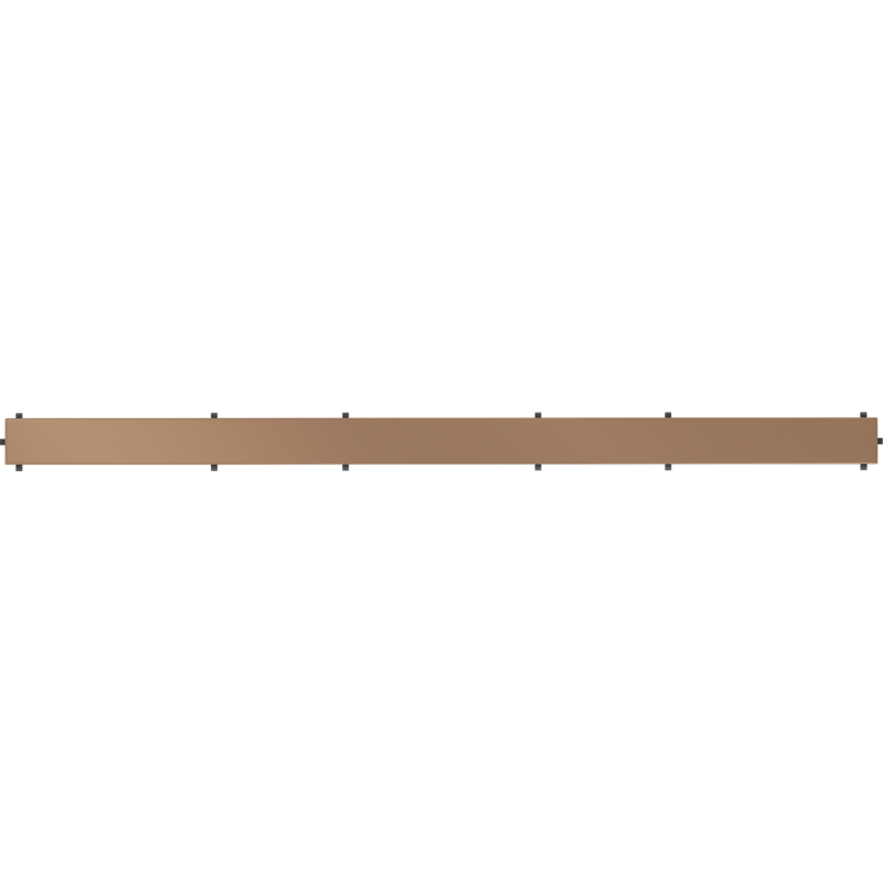 Mexen Flat M13 2-in-1 cover for linear drain 90 cm, brushed copper - 1C19090