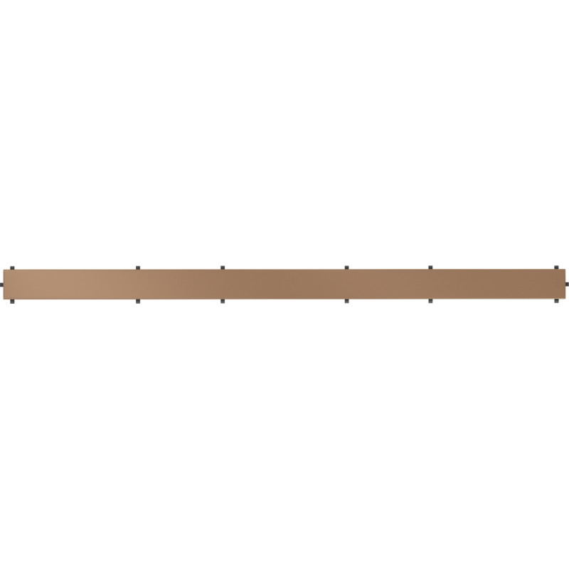Mexen Flat Masque M13 2-en-1 pour drain linéaire 100 cm, cuivre brossé - 1C19100