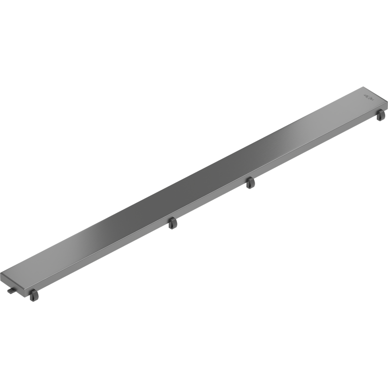 Mexen Flat M13 cache 2 en 1 pour drain linéaire 70 cm, gun gray brossé - 1E19070