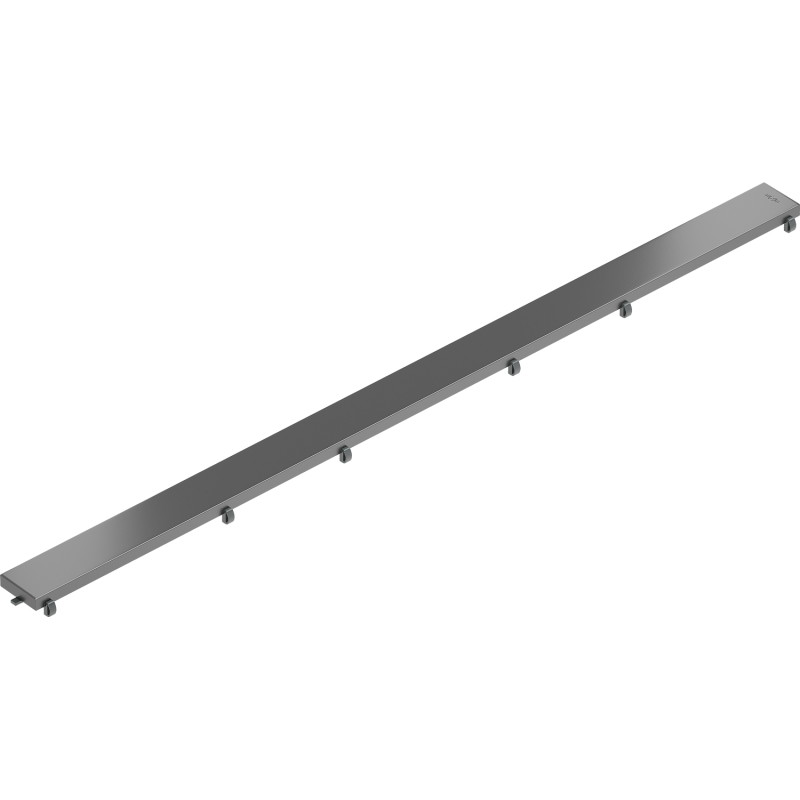 Mexen Flat M13 afdekplaat 2-in-1 voor lineaire afvoer 80 cm, geborsteld kanongrijs - 1E19080