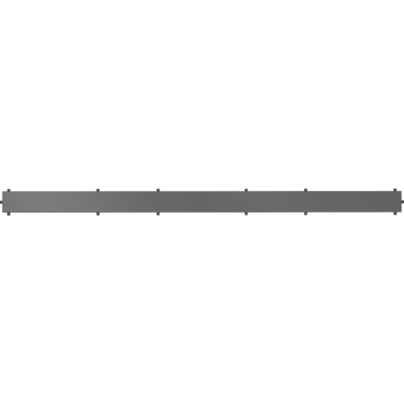 Mexen Flat M13 afdekplaat 2-in-1 voor lijnafvoer 100 cm, geborsteld geweergrijs - 1E19100