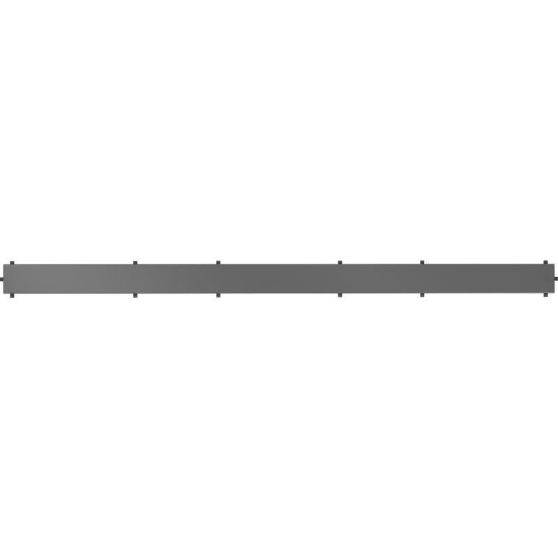Mexen Flat M13 maskownica 2w1 do odpływu liniowego 100 cm, gun gray szczotkowany - 1E19100