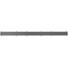 Mexen Flat M13 maskownica 2w1 do odpływu liniowego 100 cm, gun gray szczotkowany - 1E19100