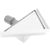 Mexen Flat-T M13 siphon de sol triangulaire 20 x 20 cm, blanc - 1210320