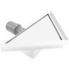 Mexen Flat-T M13 triangular floor drain 20 x 20 cm, white - 1210320
