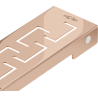 Mexen Flat M15 lineaarse äravoolu kate 60 cm, roosa kuld - 1624060