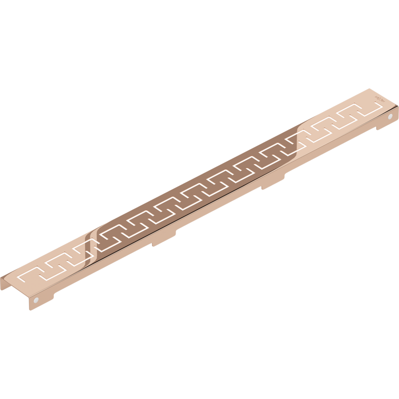 Mexen Flat M15 maskownica do odpływu liniowego 60 cm, różowe złoto - 1624060
