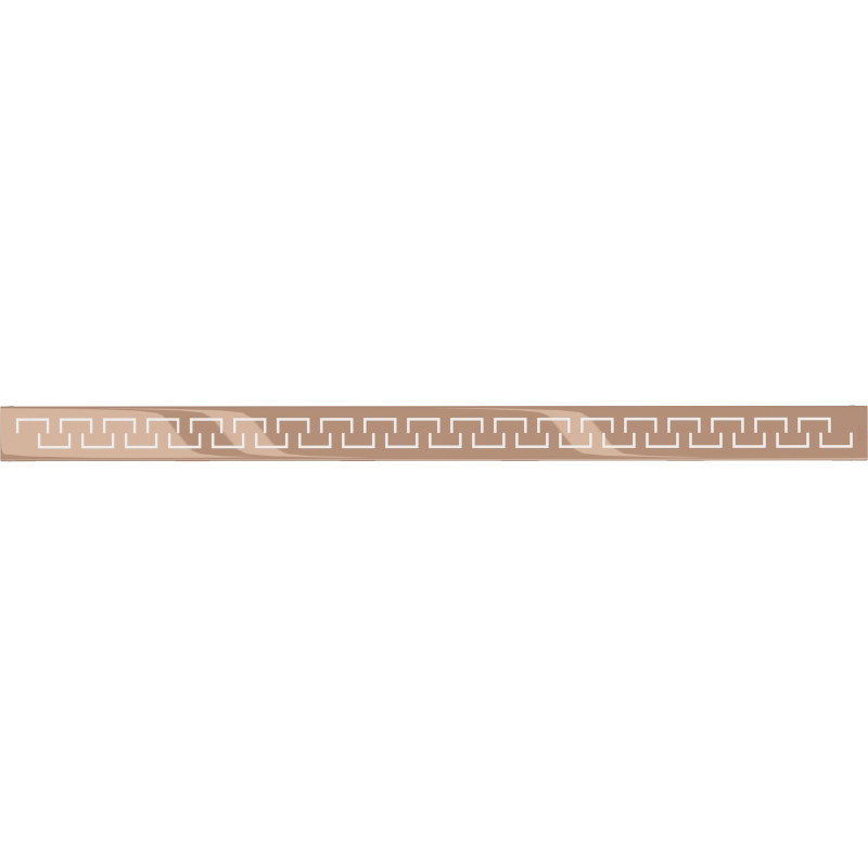 Mexen Flat M15 cache pour drain linéaire 90 cm, or rose - 1624090