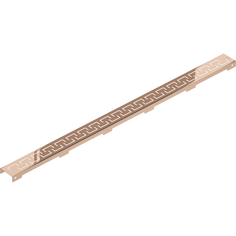 Mexen Flat M15 maskownica do odpływu liniowego 100 cm, różowe złoto - 1624100