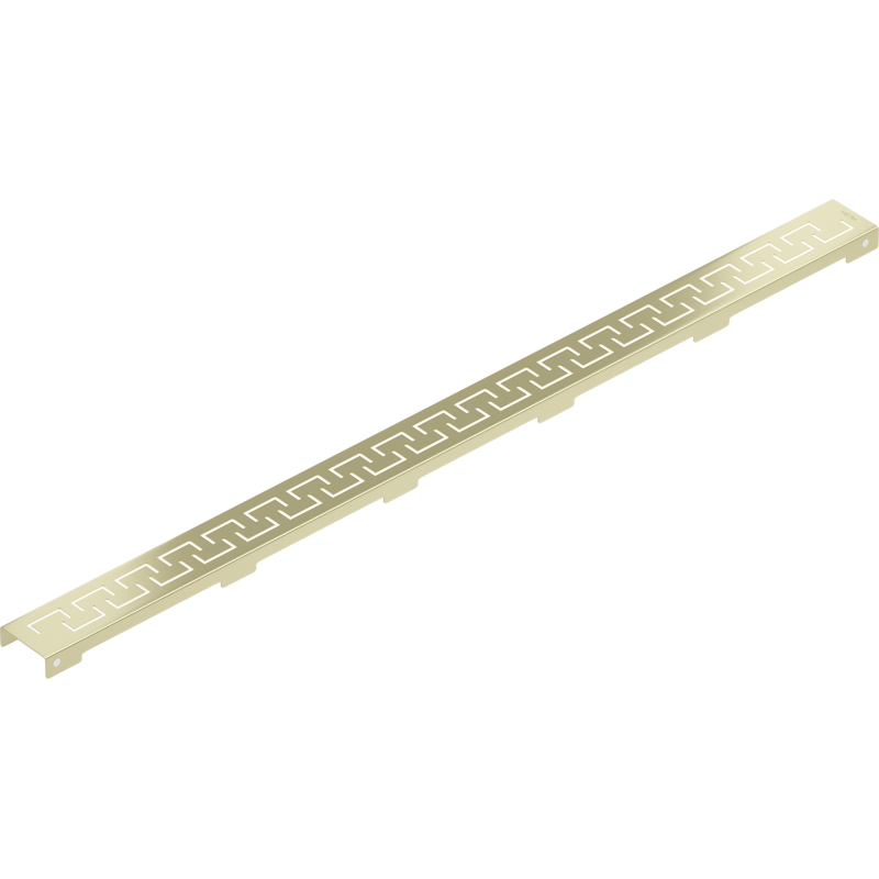 Mexen Flat M15 cover for linear drain 100 cm, brushed gold - 1A24100