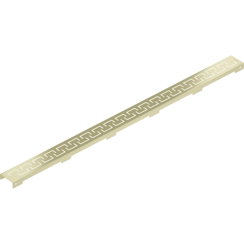 Mexen Flat M15 maskownica do odpływu liniowego 100 cm, złota szczotkowana - 1A24100