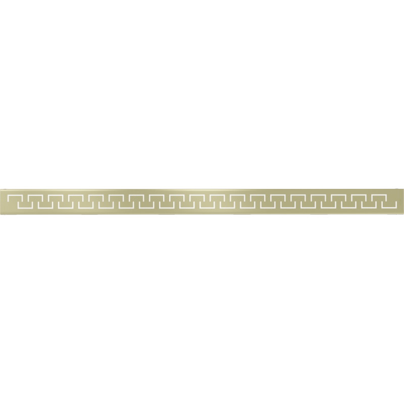 Mexen Flat M15 Abdeckung für Linienentwässerung 100 cm, gebürstetes Gold - 1A24100
