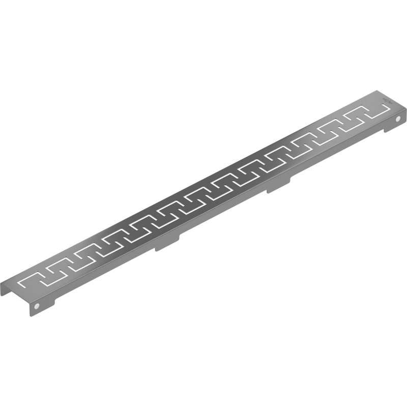 Mexen Flat M15 linjalattiakaivon kansi 50 cm, gun gray harjattu - 1E24050