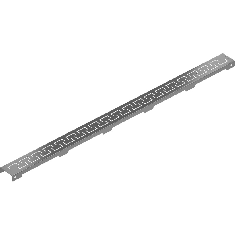 Mexen Flat M15 máscara para escoamento linear 80 cm, cinza arma escovado - 1E24080