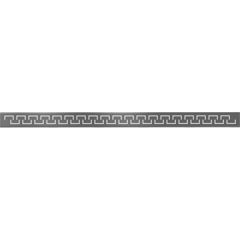 Mexen Flat M15 couvercle pour caniveau de douche 80 cm, gris foncé brossé - 1E24080