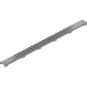 Mexen Flat M15 maskownica do odpływu liniowego 100 cm, gun gray szczotkowany - 1E24100