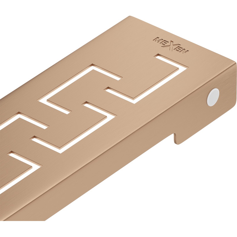Mexen Flat M15 afdekplaat voor lijnafvoer 50 cm, geborsteld koper - 1C24050